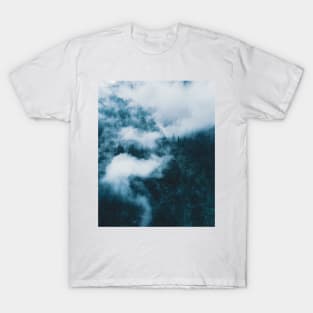 Fog in a Forest - Landscape Photography T-Shirt